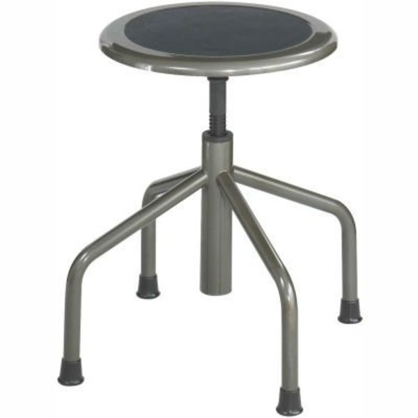 Safco Safco® Low Base Stool - Steel - Silver 6669